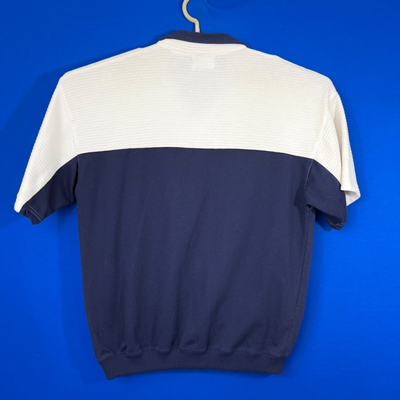 VINTAGE |•SAFE HARBOR•| Classic Vtg Shirt Loose Fit Ribbed Hem Size Large - Picture 2 of 8